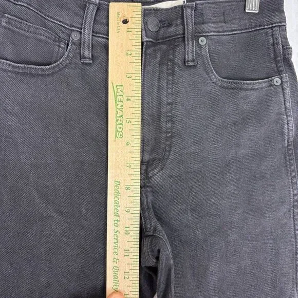 Madewell Black The 10" High Rise Skinny Jeans 27P - Picture 4 of 12